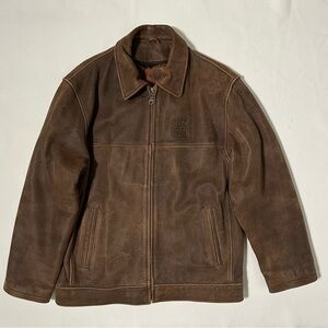 FORD BUILT TOUGH Men’s Leather Jacket by Canada Genuine Sportswear